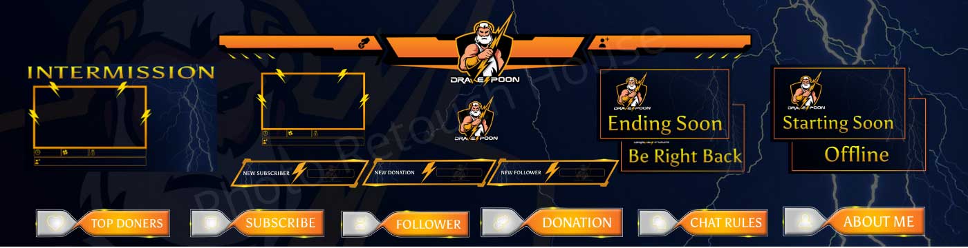 twitch overlay template